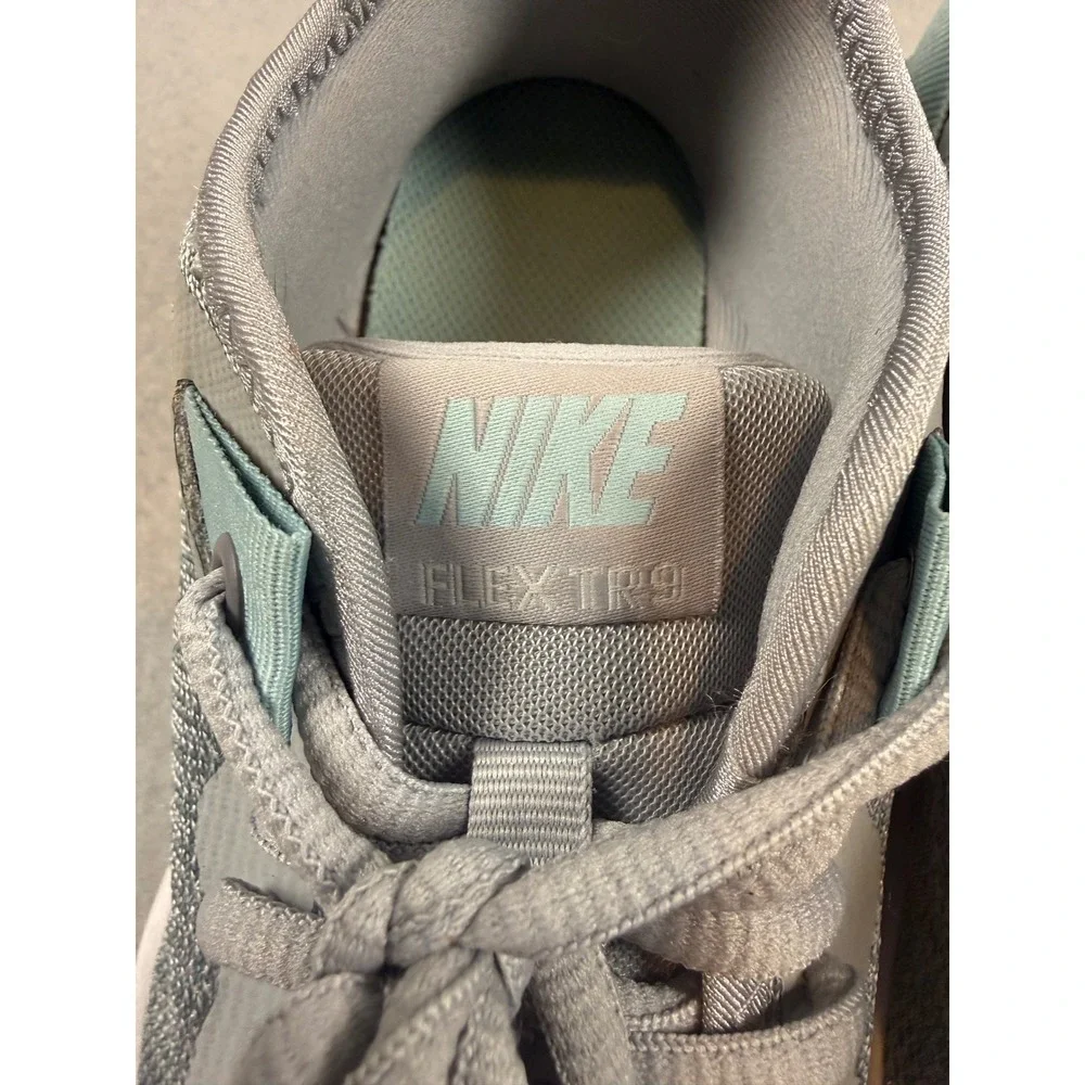 Nike Flex TR 9 Womens Grey Ocean Cube Training Shoes Sneakers AR4543-005